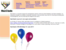 Tablet Screenshot of macclade.org